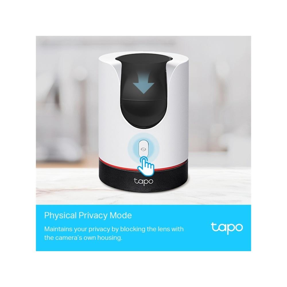 TP-LINK Tapo C225, 4,0Mpix, İç ve Dış Mekan, WiFi, 9Mt. Gece Görüşü, 360 Dönüş, Dikey ve Yatay Hareket, İki Yönlü Ses Güvenlik Yapay Zeka Destekli Kamera