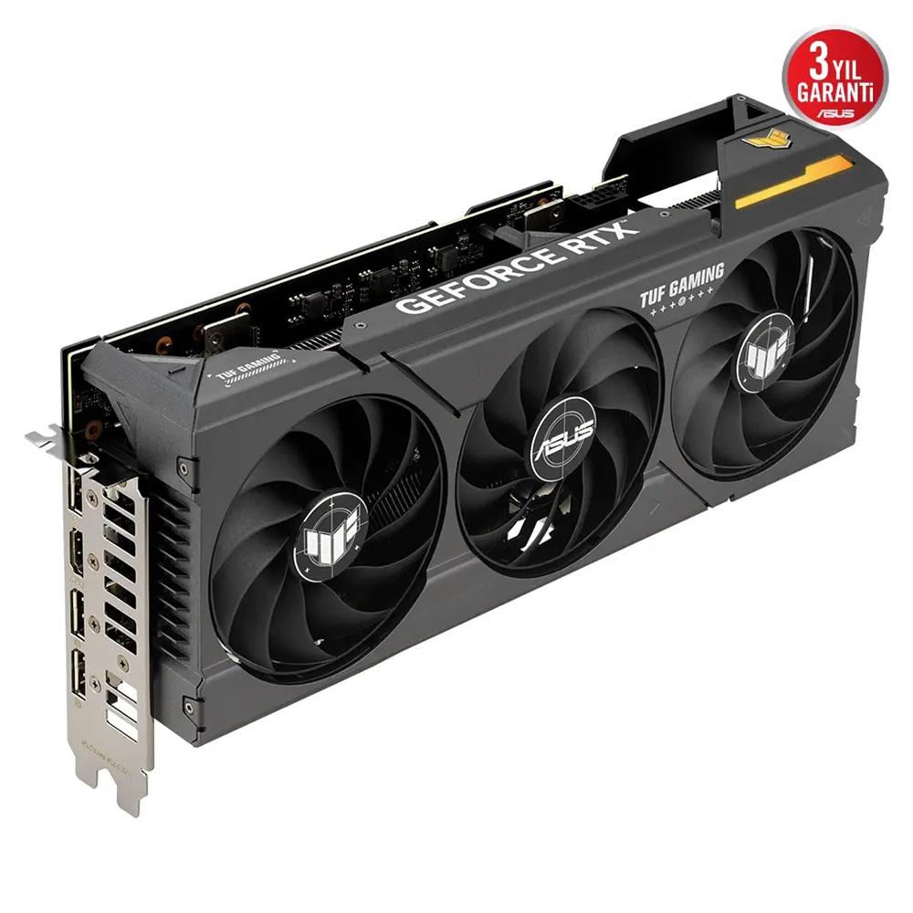 ASUS TUF-RTX4070S-O12G-GAMING, SUPER, 12Gb, 192Bit, GDDR6X, 1xHDMI, 3xDP GAMING Ekran Kartı