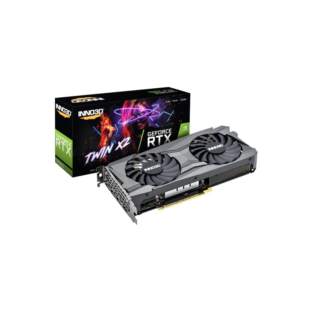 INNO3D N30602-12D6-119032AH, TWIN X2, RTX3060, 12GB, 192Bit, GDDR6, 1xHDMI, 3xDP GAMING Ekran Kartı