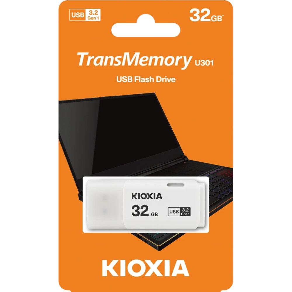 KIOXIA U301 32GB USB 3.2 Gen1 TransMemory Flash Disk (Beyaz)