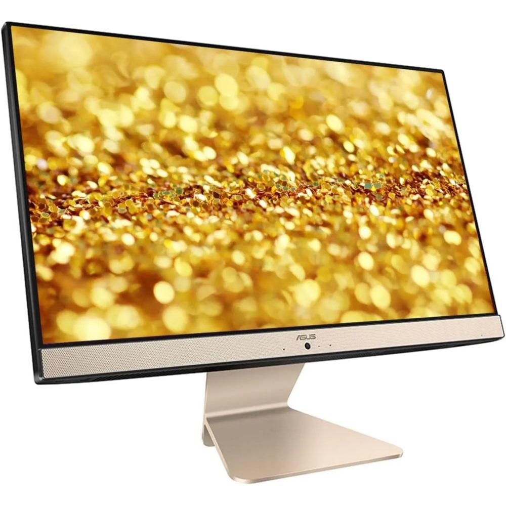 ASUS V222FAK-BA025M, i5-10210U, 21,5" FHD Ekran, 8Gb DDR4 Ram, 256Gb SSD, Wi-Fi 5, Type-A, Paylaşımlı Ekran Kartı, Free Dos, All In One PC, (Gold/Siyah)