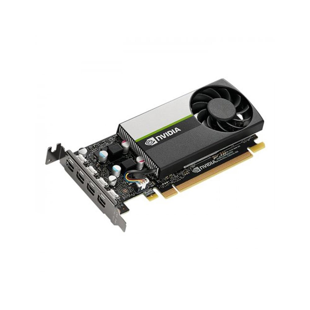 PNY QUADRO VCNT1000-4GB-SB, T1000, 4GB, DDR6, 128Bit, Tek Fan, 4xMini DP, Ekran Kartı