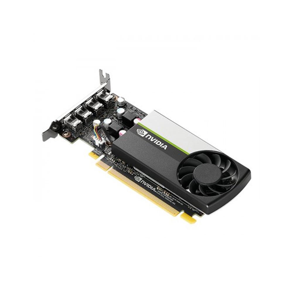 PNY QUADRO VCNT1000-4GB-SB, T1000, 4GB, DDR6, 128Bit, Tek Fan, 4xMini DP, Ekran Kartı