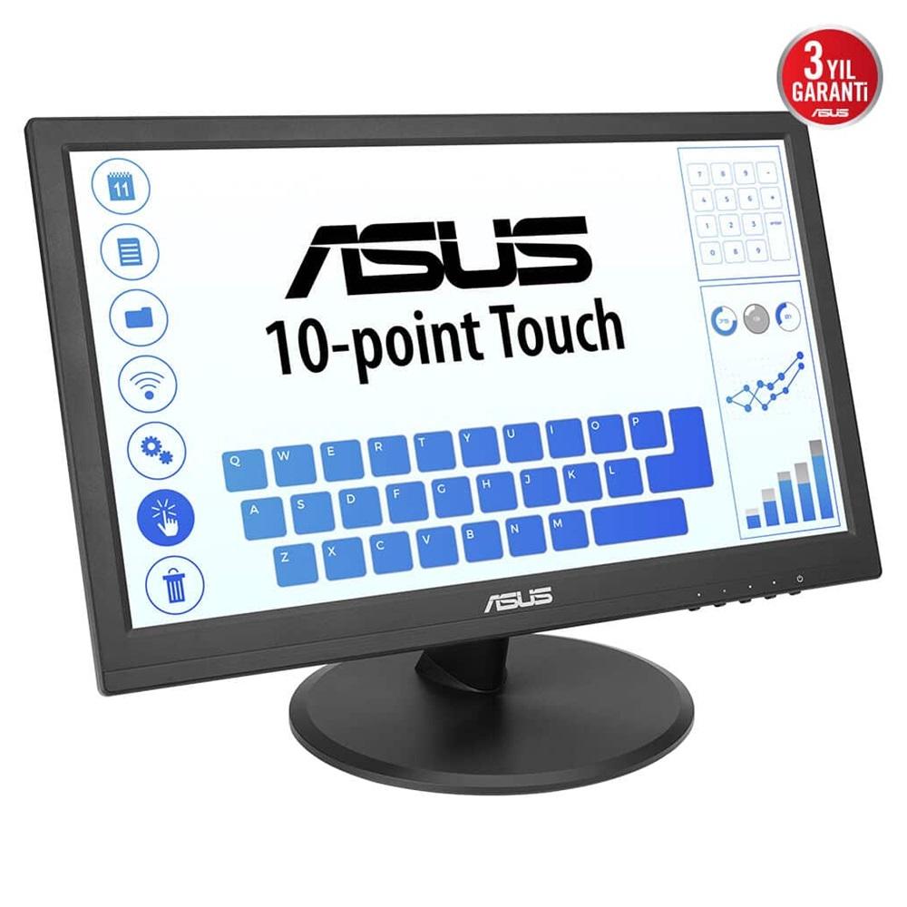 ASUS VT169HE 15.6" 5ms, 60Hz, Dokunmatik, HDMI, D-Sub, Düşük Mavi Işık, FreeSync, IPS Panel Monitör