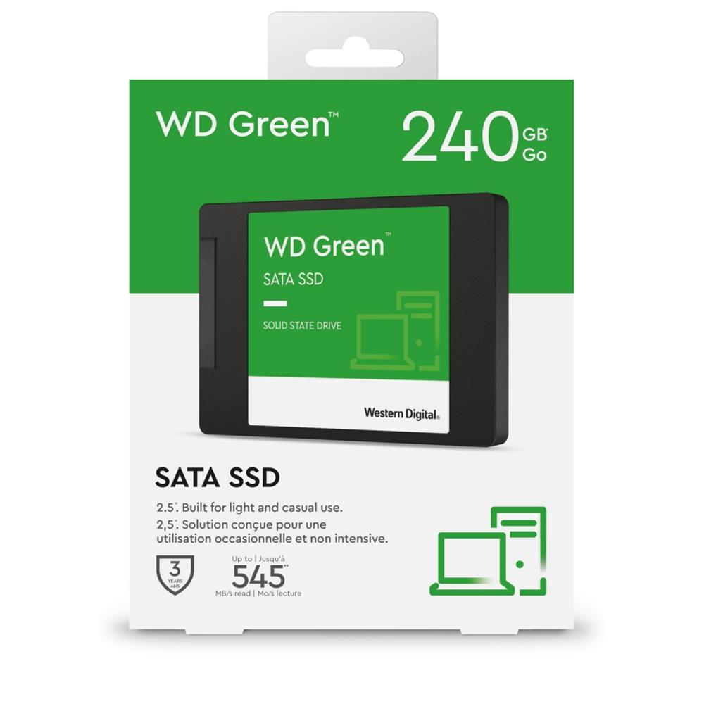 WD Green, WDS240G3G0A, 240GB, 545/465, 3D NAND, 2,5" SATA, SSD