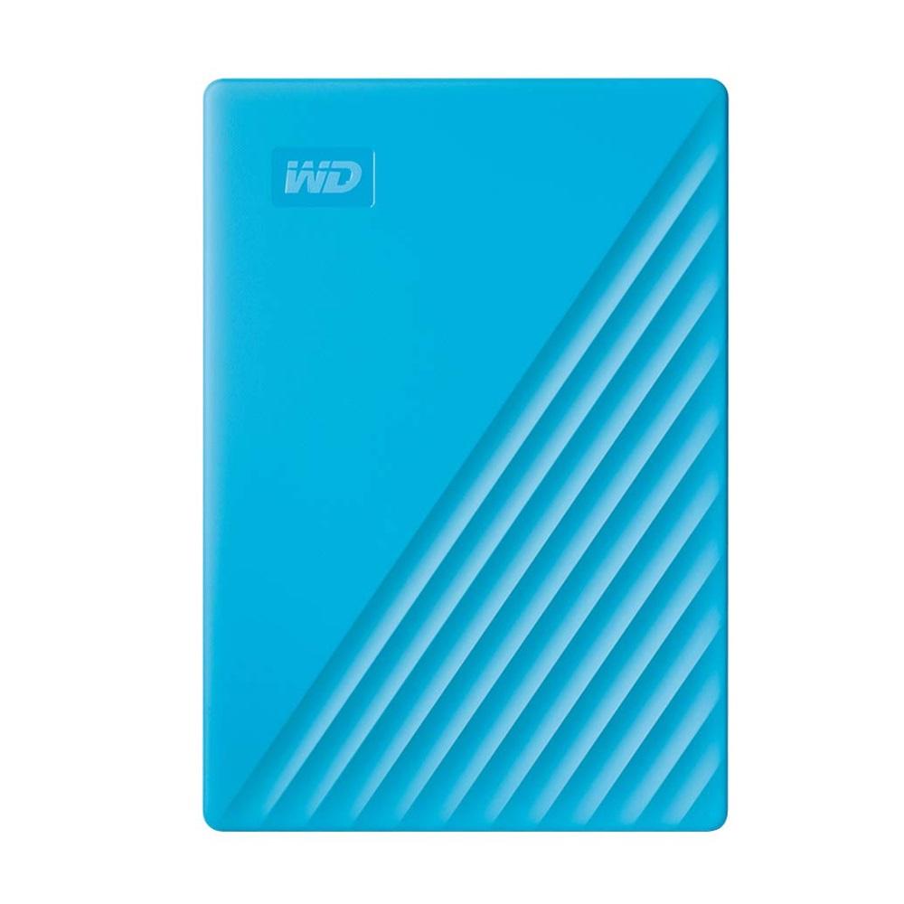 WD WDBYVG0020BBL-WESN, My Passport, 2TB, 2.5", USB3.2, Taşınabilir, Harici HDD, Mavi