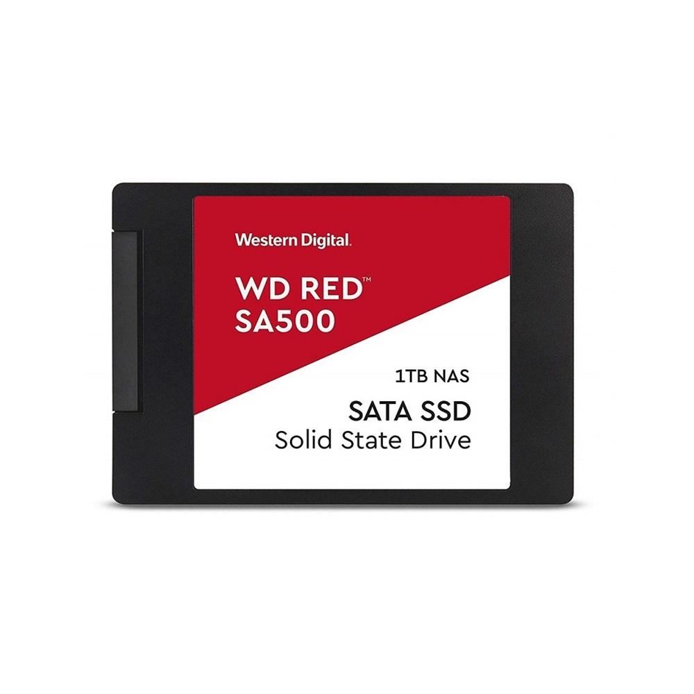 WD Red SA500, WDS100T1R0A, 1TB, 560/530, SERVER ve NAS için Enterprise, 2,5" SATA, SSD