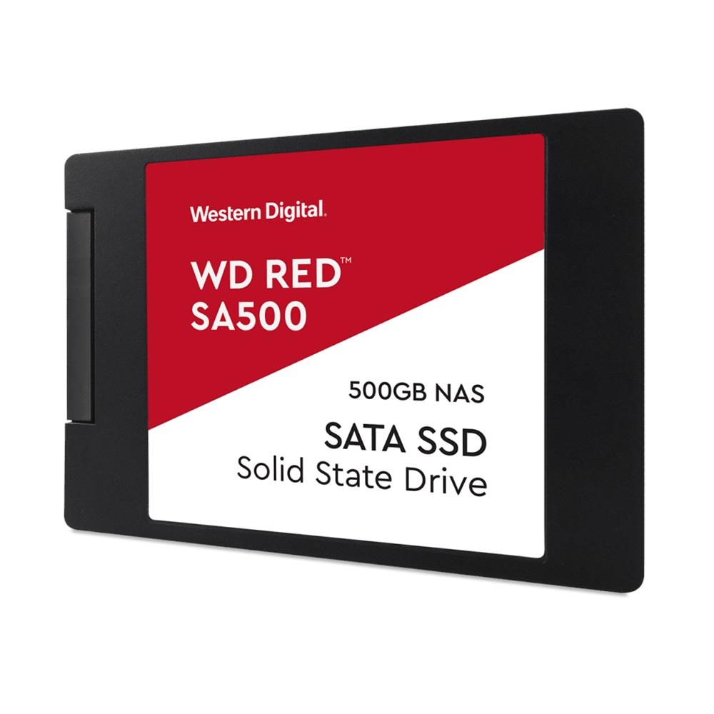 WD Red SA500, WDS500G1R0A, 500GB, 560/530, SERVER ve NAS için Enterprise, 2,5" SATA, SSD