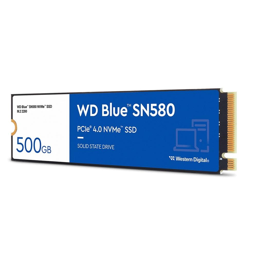 WD Blue SN580, WDS500G3B0E, 500GB, 4000/3600, Gen4, NVMe PCIe M.2 2280, SSD