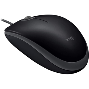 LOGITECH 910-005508, B110 Siyah, USB Kablolu, 1000dpi, Optik, 3 Tuşlu, Mouse