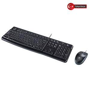 LOGITECH MK120, 920-002560, USB Kablolu, Türkçe Q, Klavye Mouse Set