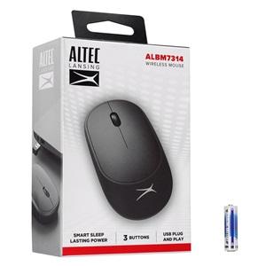 Altec Lansing ALBM7314, Siyah, 2.4GHz USB, 1200DPI, Kablosuz Optik Mouse