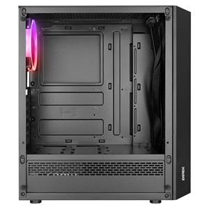 EVEREST BUMPY, Mesh, 600W, 4x12cm RGB Fan, Temperli Cam Yan Panel, ATX, GAMING KASA