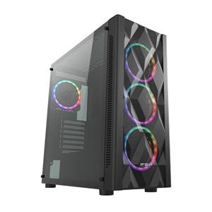 FSP CMT595AL Mid Tower, 850W 80+ Bronze, Siyah, Temperli Cam, RGB, ATX GAMING KASA