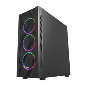 FSP CMT595AL Mid Tower, 850W 80+ Bronze, Siyah, Temperli Cam, RGB, ATX GAMING KASA