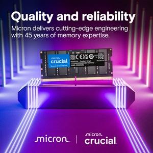 CRUCIAL CT16G64C52CS5, 16Gb, 6400Mhz, DDR5, CL52, SODIMM, Notebook RAM (By Micron)