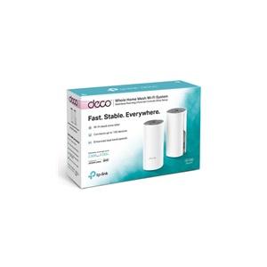 TP-LINK DECO-E4, AC1200, Üçlü Mesh, 1200Mbps, Dual Band, 2Port Megabit Lan, 370m2 kapsama Alanı, Router, Geniş Alan İnternet Ağı Sağlayıcısı