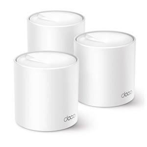 TP-LINK DECO-X50, AX3000, Üçlü Mesh, 3000Mbps, Dual Band, WiFi6, 3Port Gigabit Lan, 600m2 kapsama Alanı, Router, Geniş Alan İnternet Ağı Sağlayıcısı