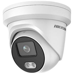 HIKVISION DS-2CD1347G0-LUF 4Mpix, 2,8mm Lens, H265+, 30Mt Gece Görüşü, Dahili Mikrofon, Color Vu Lite, Full Time Color, Dome IP Kamera