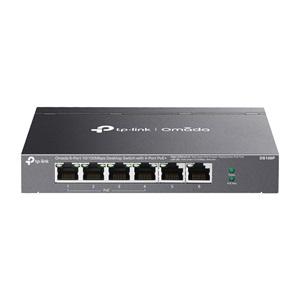 OMADA DS106P, 6 Port Gigabit, 4 Port Gigabit PoE+, 67W, Yönetilemez, Masaüstü Metal Kasa Sessiz Switch