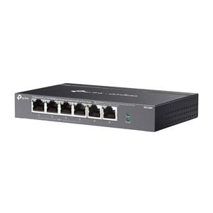OMADA DS106P, 6 Port Gigabit, 4 Port Gigabit PoE+, 67W, Yönetilemez, Masaüstü Metal Kasa Sessiz Switch