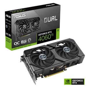 ASUS DUAL-RTX4060TI-O8G-EVO, 8Gb, 128Bit, GDDR6, 1xHDMI, 3xDP GAMING Ekran Kartı