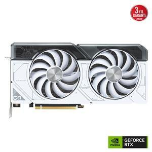 ASUS DUAL-RTX4070-O12G-WHITE, 12Gb, 192Bit, GDDR6X, 1xHDMI, 3xDP GAMING Ekran Kartı