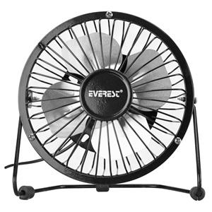 EVEREST EFN-482, Metal Kanat, Masaüstü, USB, Vantilatör