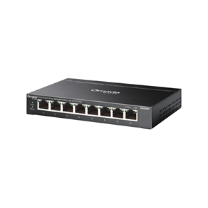 Omada ES208GP, 8 Port, Gigabit PoE+, 64W, Yönetilebilir, Metal Kasa Switch