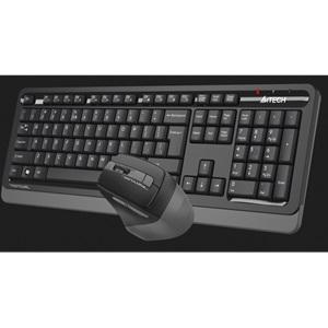 A4 TECH FG1035, Gri, FSTYLER, Türkçe Q, Kablosuz, Klavye Mouse Set