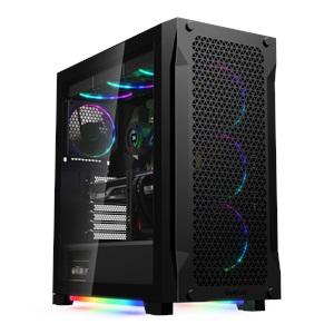 GAMDIAS ATHENA P1, 750W, Tempered Glass, Type-C Çıkışlı, Mesh, Black Edition, ARGB, 80+ Bronze, ATX, GAMING KASA