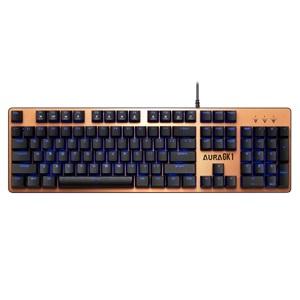 GAMDIAS AURA GK1, USB Kablolu, İngilizce, Çok Renkli Arka Aydınlatma, Red Mekanik Switch, Brown Edition, Gaming Klavye