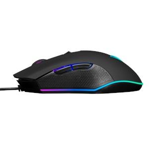 GAMDIAS AURA GS2, Çok Renkli Aydınlatma, USB Kablolu, 6 Tuşlu, Gaming Mouse, 3600DPI, Siyah