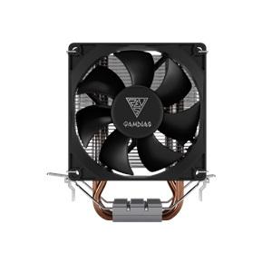 GAMDIAS BOREAS E1-210 MONO, 92mm, CPU Kule Tipi Hava Soğutma, Doğrudan Temas Teknolojisine Sahip 2 adet Gelişmiş Bakır Isı Borusu (AMD AM5 ve INTEL Tüm işlemciler ile uyumlu)