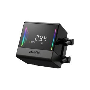 GAMDIAS CHIONE E4-360, 360mm, ARGB, 3 Fanlı, Dijital Ekran, CPU Sıvı Soğutma