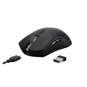 GAMDIAS HADES M3, RGB Aydınlatma, Kablosuz, Bluetooth ve Kablolu Bağlantı, 7 Tuşlu, Şarj Edilebilir, Type-C, Gaming Mouse, 10000DPI, Siyah