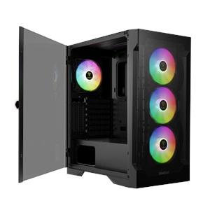 GAMDIAS TALOS E2 Elite, 850W, Tempered Glass, ARGB, 80+ Bronze, ATX GAMING KASA