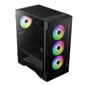 GAMDIAS TALOS E2 Elite, 850W, Tempered Glass, ARGB, 80+ Bronze, ATX GAMING KASA