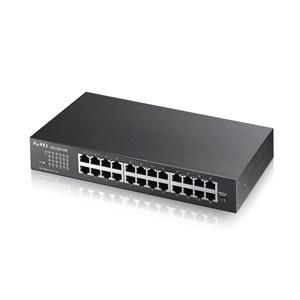 ZyXEL GS1100-24E V3, 24 Port, GigaBit, Yönetilemez, Sessiz, Rackmount Switch