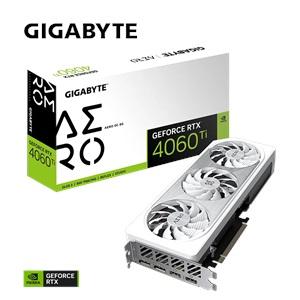 GIGABYTE GV-N406TAERO-OC-8GD, RTX4060TI AERO OC, 8Gb, GDDR6, 128BIT, 3 Fanlı, 2xHDMI, 2xDP, RGB GAMING Ekran KARTI