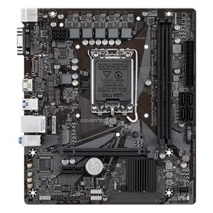 GIGABYTE H610M H V2 rev.1.0, 5600MHz, 2xDDR5, M.2, D-SUB, HDMI, 12-13.Nesil, LGA1700 Soket, Anakart