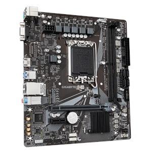 GIGABYTE H610M H V2 rev.1.0, 5600MHz, 2xDDR5, M.2, D-SUB, HDMI, 12-13.Nesil, LGA1700 Soket, Anakart