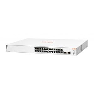 HP Aruba Instant On JL813A 1830-24G, 24Port, GigaBit, 12 Port PoE, 195W, 2 Port Gigabit SFP, Yönetilebilir, Rack Mount Switch