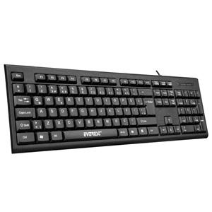 EVEREST KB-871U, USB Kablolu, Türkçe Q, Standart Klavye (Siyah)