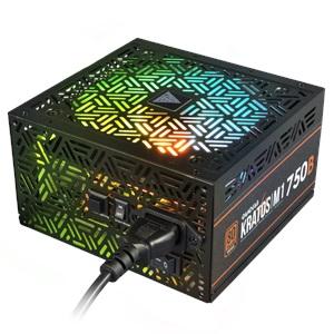 GAMDIAS KRATOS M1-750B, 750W, 80+ Bronze, Aktif PFC, RGB, GAMING, ATX, Power Supply (PSU)