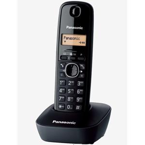 PANASONIC KX-TG1611, Dect Telefon, Siyah, 17 Saat Konuşma, 150 Saat Bekleme, 50 Kişilik Rehber