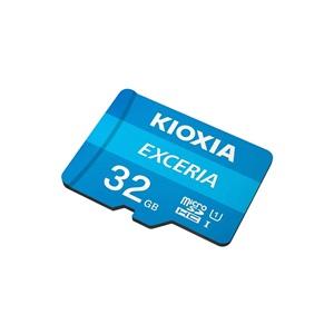 KIOXIA 32GB Exceria, LMEX1L032GG2, UHS-1, CL10, 100Mb/s, MicroSD Kart Bellek (SD Adaptörlü)