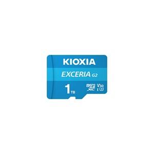 KIOXIA 1TB ExceriaG2, LMEX2L001TG2 U1 V30 4K, CL10, 100Mb/s, MicroSD Kart Bellek (SD Adaptörlü)