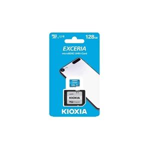 KIOXIA 128GB ExceriaG2, LMEX1L128GG2, U1 V30 4K, CL10, 100Mb/s, MicroSD Kart Bellek (SD Adaptörlü)