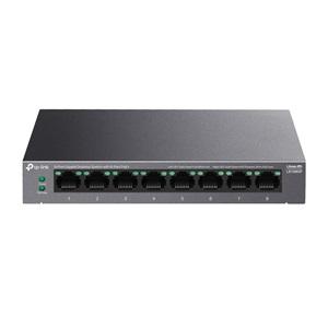 TP-LINK LS108GP, Green Tech, 8 Port GigaBit, 8 Port Poe, 62W, Yönetilemez, Metal Kasalı Switch